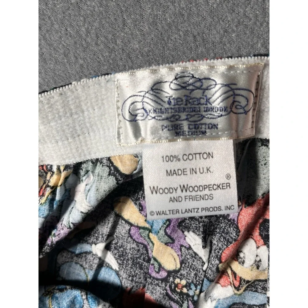 Vtg Woody Woodpecker Boxer Shorts M Cotton Tie Rack Knightsbridge London Preowne
